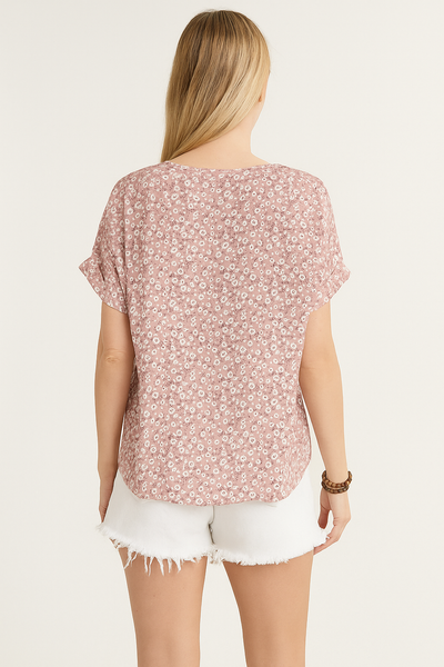 Floral Button-Up Blouse For Women – Danika