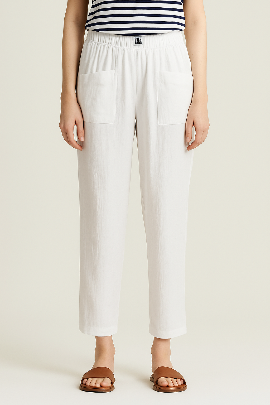 Casual Cotton Linen Trousers – Harper