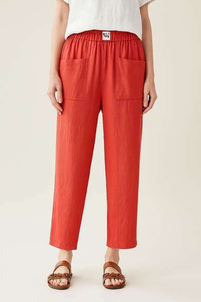 Casual Cotton Linen Trousers – Harper