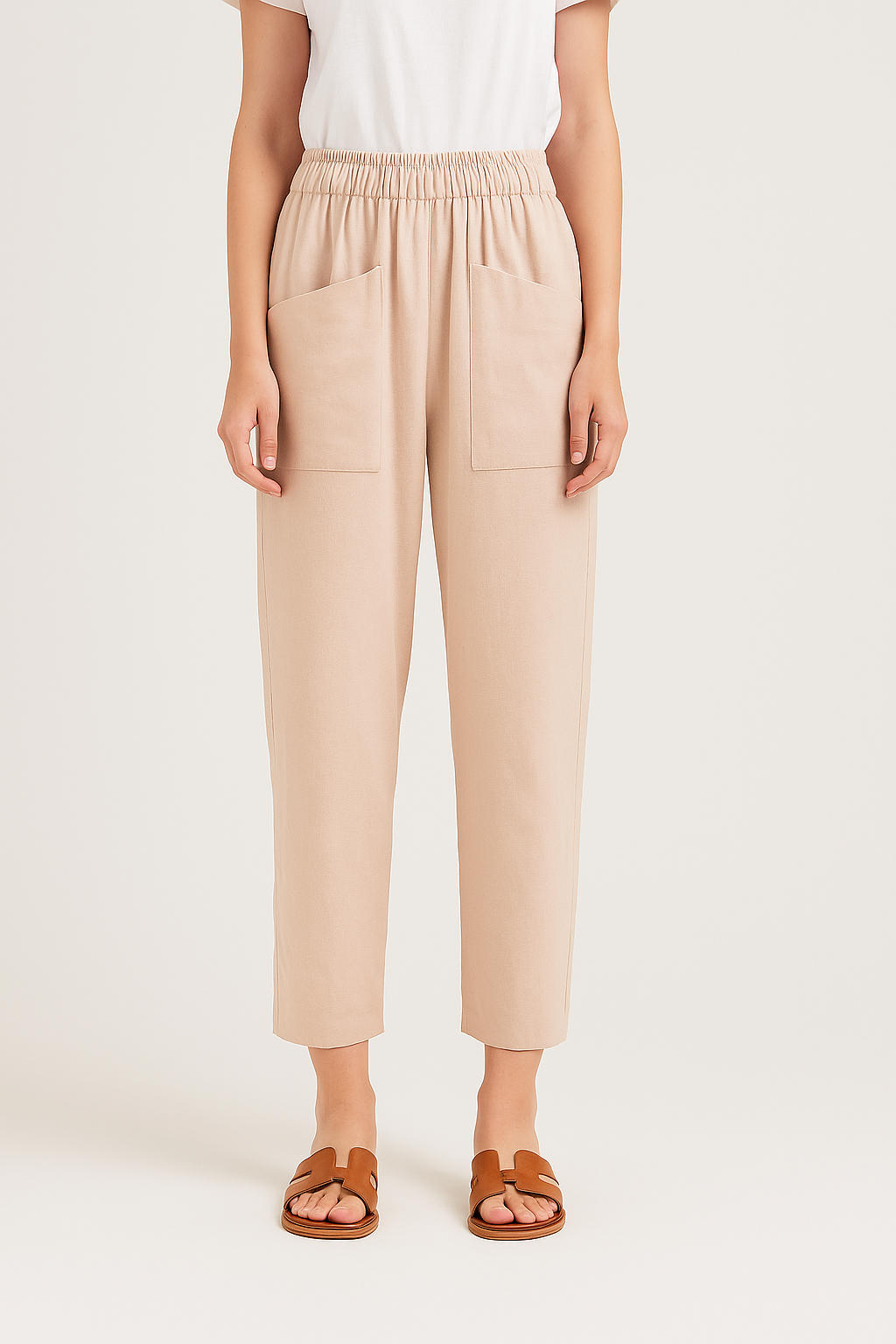 Casual Cotton Linen Trousers – Harper