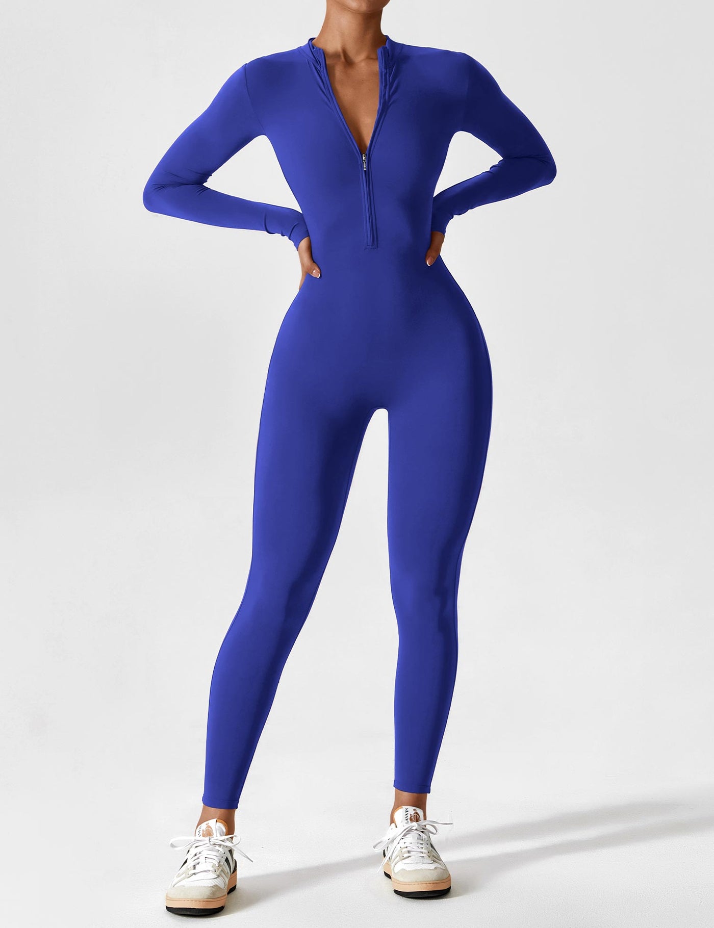 Black Zipper Jumpsuit – Sienna